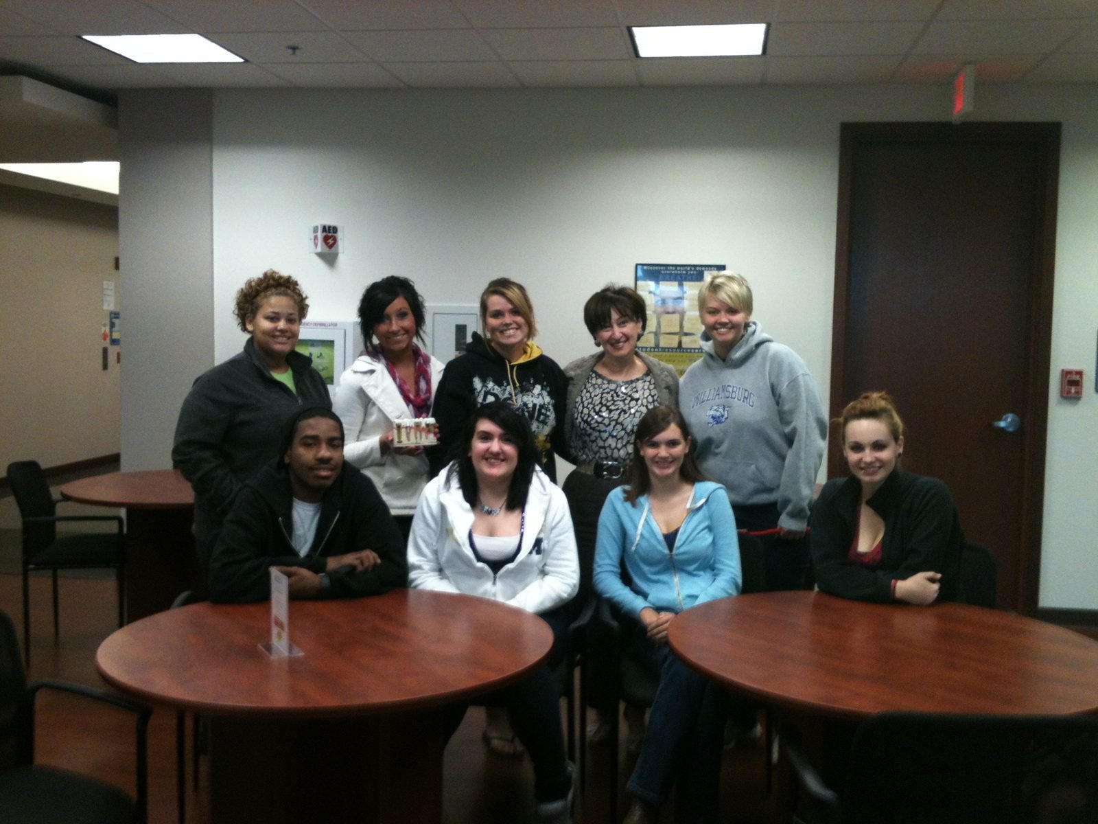 Marina Davar's dental assisting class celebrating a program milestone